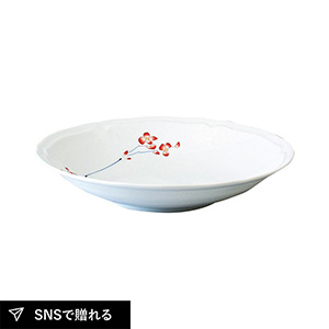 香蘭社 相思花 22cmディーププレート