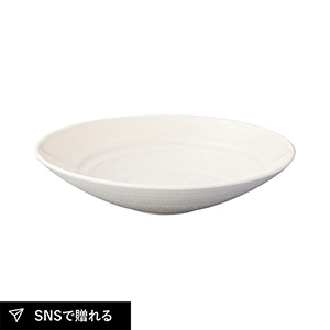 信楽焼 Deepbreath 10インチボウル（ホワイト）