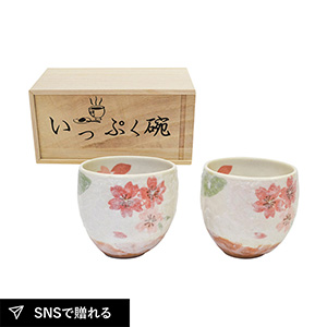 春うらら 一服碗ペア