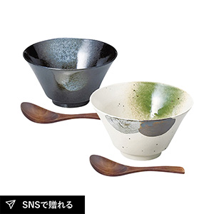 インスタン丼ペア（窯変）