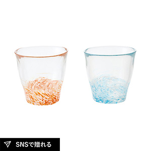 びｰどろ館 ロックグラスペア