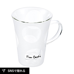 ピエール･カルダン 耐熱2重マグカップ200ml