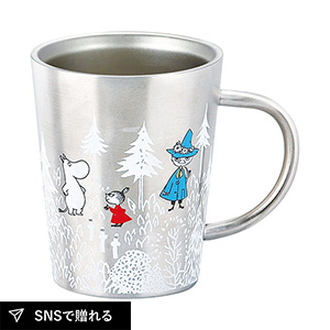 ムーミン 二重マグ（森）