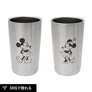 ディズニー WD ステンレス真空タンブラーセットS2（ミッキー&ミニー） 300ml