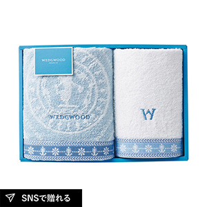 ウェッジウッド フェイス1P・ウォッシュタオル1P