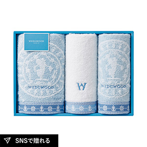 ウェッジウッド フェイス1P・ウォッシュタオル2P