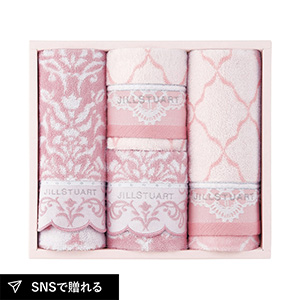 ジルスチュアート ブルームオーナメント フェイス2P・ウォッシュタオル2P