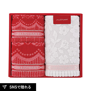 ジルスチュアート ボヌール フェイス2P・タオルハンカチ1P