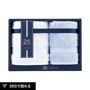 vie de roi 今治タオルオーヴ フェイス1P・ウォッシュタオル1P