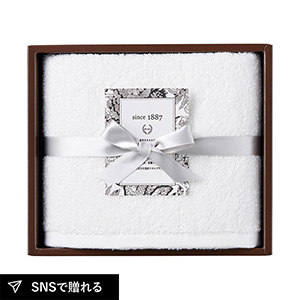 OUCHI TSUKAI スリムバスタオル（パールホワイト）