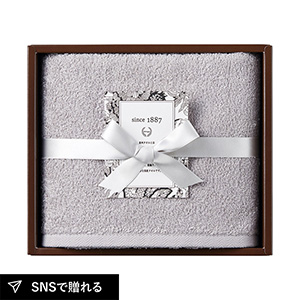 OUCHI TSUKAI スリムバスタオル（シアーグレー）