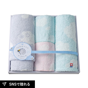 天使のふわもこ ふわふわひつじのかくれんぼ タオルセット A