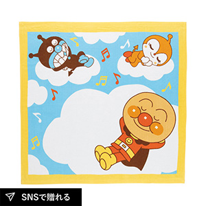 すやすやアンパンマン 湯上げタオル