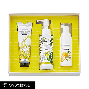 ミアミモザ ハンドクリーム&ハンドクリーンジェル&ハンドソープ