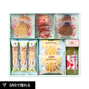 ムーミン ジュース&スイーツセット A