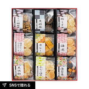 お煎餅9種詰合せ あられ煎