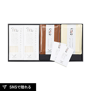 つるとんたん かけ・カレー・クリームのおうどん6人前