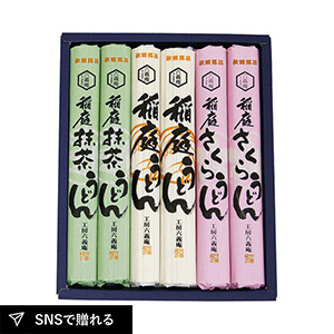 工房六義庵 稲庭うどん 三彩