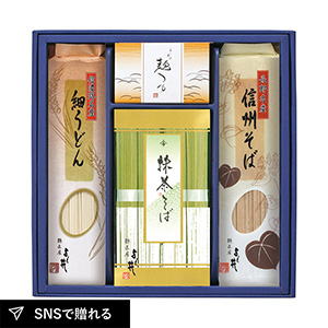 信州そば・細うどんセット A