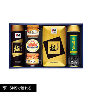 ニコニコのり 焼のり・味のり・茶漬け・カニ缶・瓶詰詰合せ