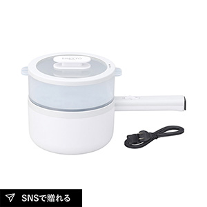ERETTO mono 蒸し器兼用電気片手鍋18cm
