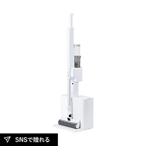 【送料無料】ツインバード ドック吸引式コードレススティッククリーナー