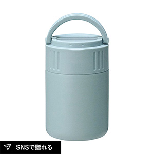 モグモグ キャリースープボトル 350ml（ステンレススプーン付）（ブルー）