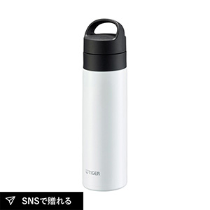 タイガー 真空断熱炭酸ボトル 480ml（パールホワイト）