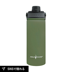 フィールドチャンプ 保冷ステンレスボトル 500ml（カーキ）