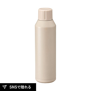 真空ステンレス炭酸ボトル 480ml（クリーム）