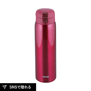 フォルテック・パーク ワンタッチ栓マグボトル 800ml（レッド）
