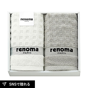 レノマ フェイスタオル2P