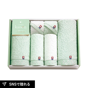 今治かのん 愛媛今治 バスタオル2P・フェイスタオル2P・ハンドタオル2P