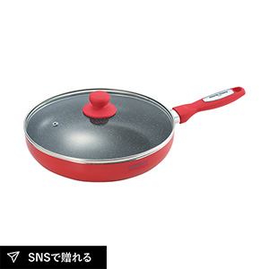 マリ・クレール カラーズ アルミフライパン26cm