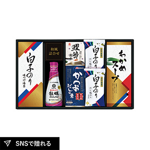 キッコーマンしょうゆ＆白子のり食卓詰合せC