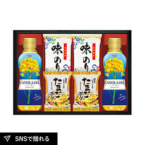 SHOWAキャノーラ油＆のり・たまごスープ詰合せC