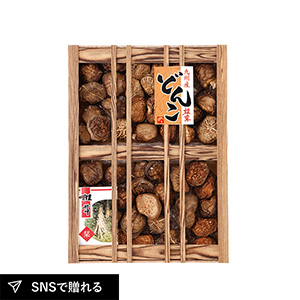 九州産原木どんこ椎茸(木箱入)