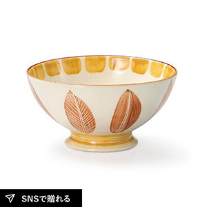 Artiste Village Yellow leaves Cafe bowl