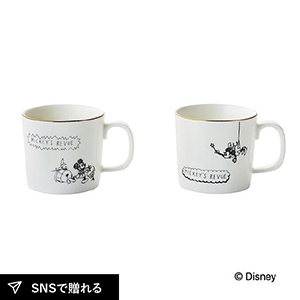 D-MF01 ハンドドローイングペアマグ