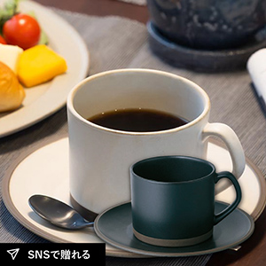 ブリューコーヒー　カップ＆ソーサー（BK）