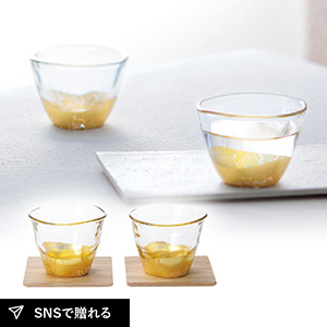 【送料無料】箔一 貫入 冷茶&コースター