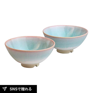 萩焼 mint お茶碗ペア