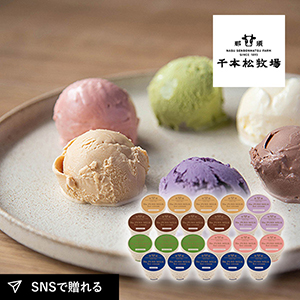 【送料無料】千本松牧場 ピュアミルクアイス22個入