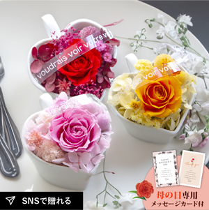 ★母の日フラワーギフト ボヌール