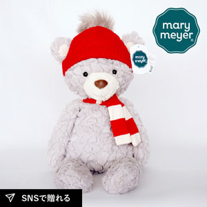 【Mary Meyer】メリーマイヤー パティ シャドーベア ハット＆スカーフ  (クリスマス)
