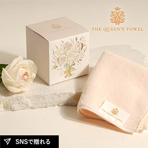 王妃のタオル THE QUEEN’S TOWEL ハンドタオル シェルローズ