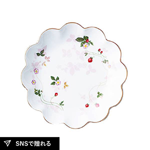 WEDGWOOD（ウェッジウッド） ワイルド ストロベリー ペタルトレイ