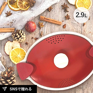 Bestco パスタ鍋 レッド 2.9L