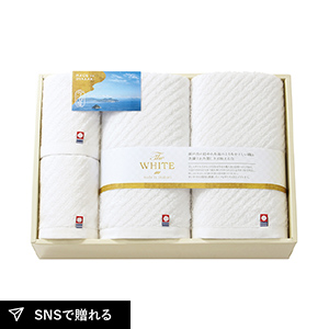 今治The WHITE（化粧箱）　バス2P・フェイスタオル2P