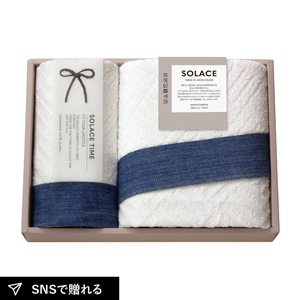 SOLACE〈ソラス〉 日本製 バスタオル1P・ハンドタオル1P